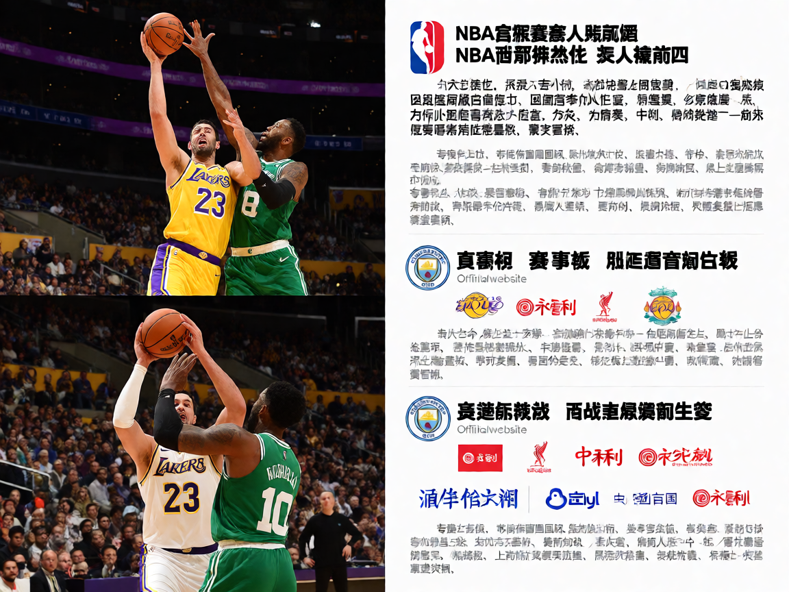 NBA常规赛湖人队比赛现场精彩瞬间